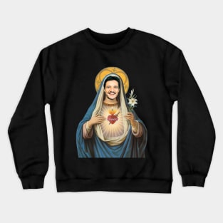 Pedro Pascal sacred heart Crewneck Sweatshirt